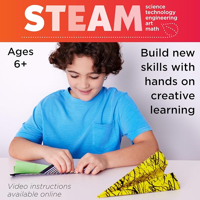 Creativity for Kids Stunt Squadron Fold & Launch Paper Airplanes: Create 80 - Image 6