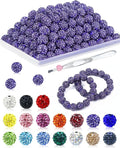 120PCS FIVEIZERO Purple Rhinestone Beads by FIVEIZERO