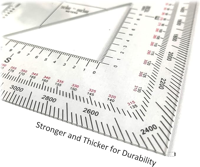 Pack of 5 Military Protractors for Land Nav