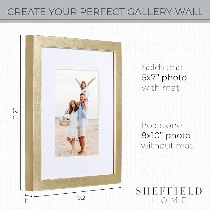 Sheffield Home 4 Piece Gallery Wall Frame Set, 8x10 Inch - Image 3