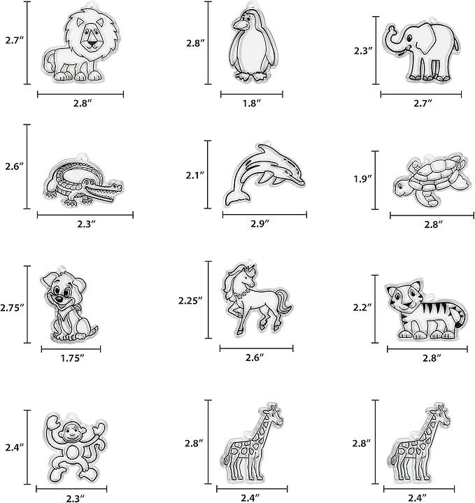 Made By Me Animal Suncatcher Refill Pack 12 pk by Horizon Group USA, one size - Image 3