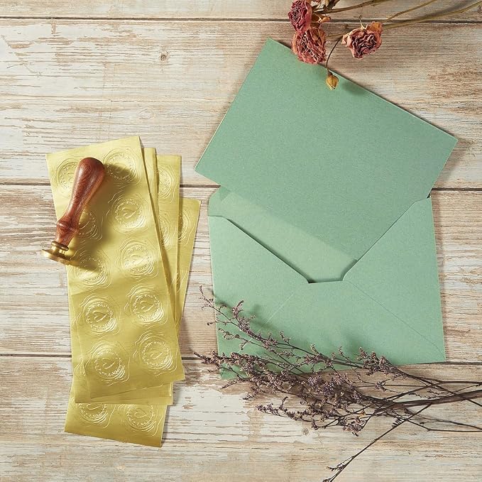 50 Pack Sage-Green A6 Envelopes - Image 7