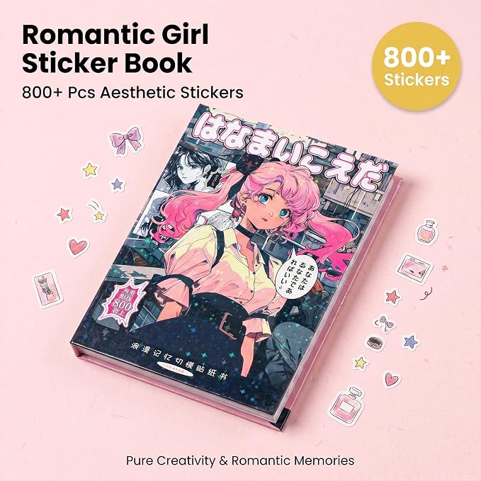 Tmtains 800Pcs Japanese Sticker Book - Image 3