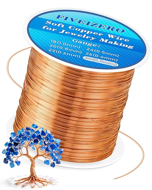 FIVEIZERO 328ft 28 Gauge Copper Wire by FIVEIZERO