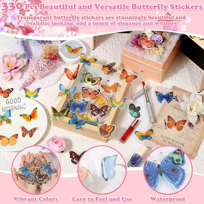 630 Pcs Dried Pressed Flowers - Image 3