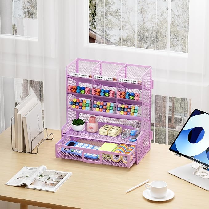 Marbrasse Larger Mesh Desk Organizer - Image 8