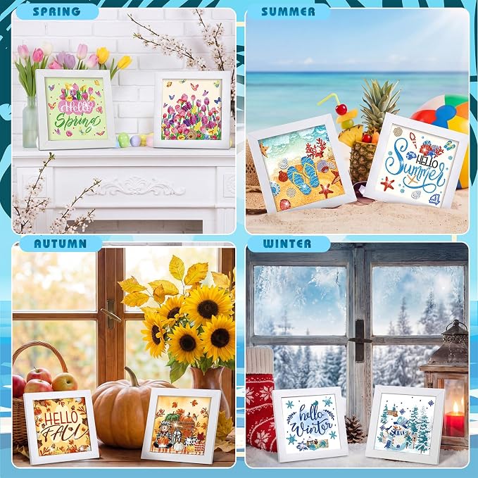 Trandraft 26 Pcs Fall Interchangeable Holiday Diamond Art Kits - Image 5