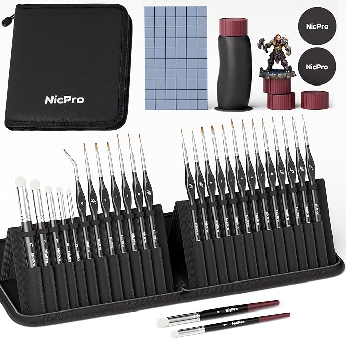 Nicpro Professional Miniature Painting Kit by Nicpro