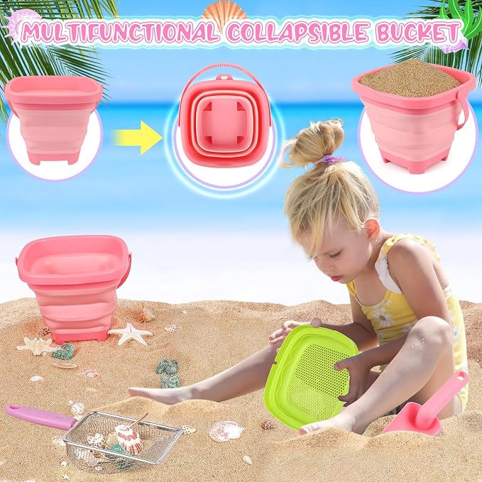 Beach Shell Collecting Set, Sand Toys - Image 2