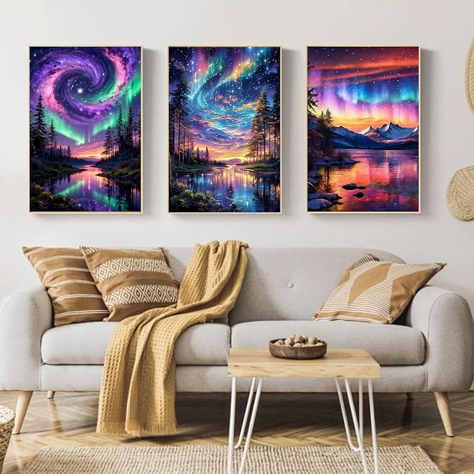 Mandun 3 Pack Paint by Numbers Kit - Image 3