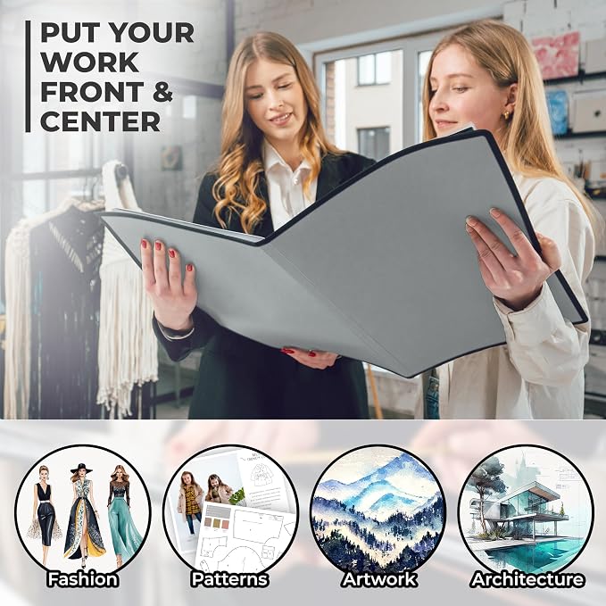 Dunwell 12x18 Art Portfolio Binder - Image 6
