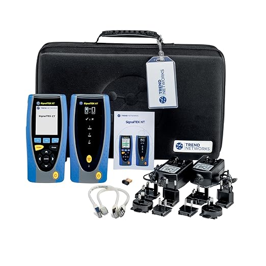 TREND Networks | R156006 | SignalTEK CT with Touchscreen | Network Transmission & Ethernet Tester Kit | Troubleshoot Data Cabling & Network Issues | Built-in PDF Reporting