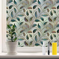 DKTIE Static Cling Decorative Window Film Vinyl Non Adhesive Privacy Film by Dktie