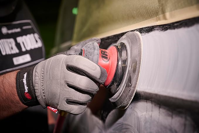 Ingersoll Rand 5152-6 - 6" Random Orbital Air Sander, 3/32 Orbit, Vinyl Pad, 12,000 RPM, 0.3HP
