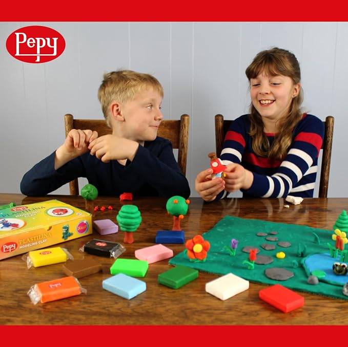 Pepy Plastilina Reusable and Non-Drying Modeling Clay Gift; Set of 24 Bars - Image 3