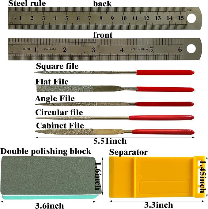 36 Pcs DIY Modeling Hobby Tool Kit, Basic Modeler Craft Set, Dollhouse & Gundam - Image 4