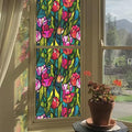 funlife Original Hand-Drawn Faux Stained Glass Window Film, Double-Sided Static by funlife