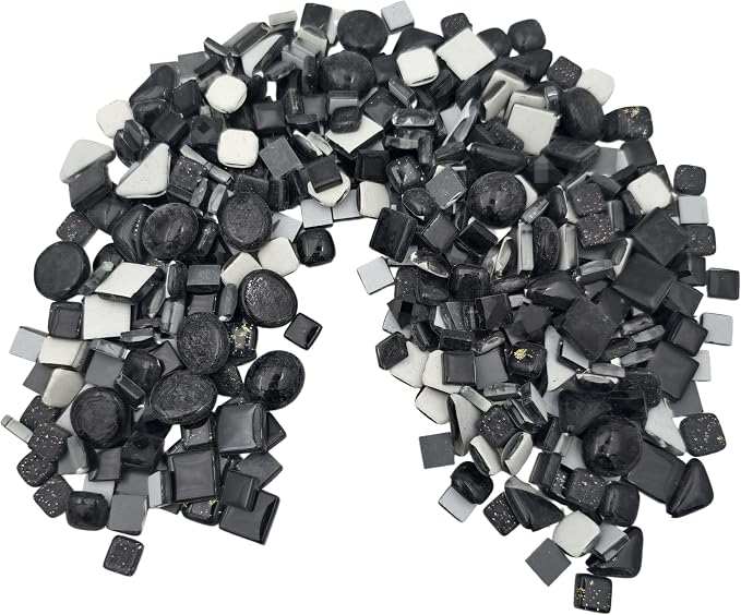 1.1LB Mixed Color Irregular Crystal Mosaic Tiles, Tiny Mini Mosaic Tile DIY - Image 9