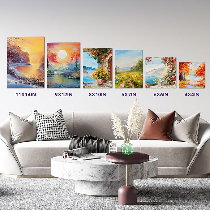 ESRICH Canvas Boards for Painting 20 Multi Pack Paint Canvas Panels 11x14 - Image 7