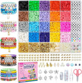 LZOUOWO 5300 Clay Beads Bracelet Making Aesthetic Kit, Polymer Heishi Preppy by LZOUOWO