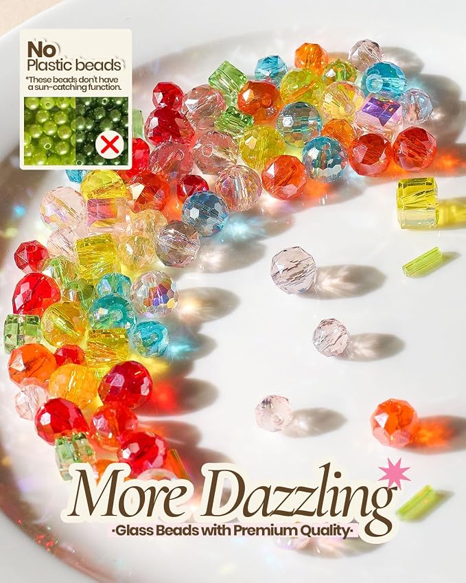 Beaded Plant Kit, Real Crystal Suncatcher Craft Kit - Image 4
