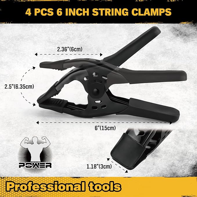 8-Piece Bar Clamps for Woodworking - Image 3