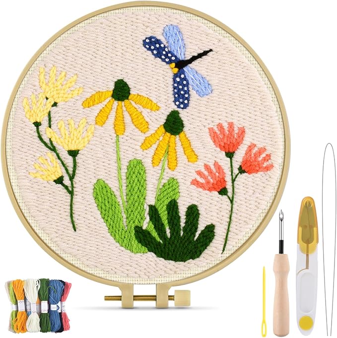 TINDTOP Punch Needle Kits, DIY Punch Embroidery Kits by TINDTOP