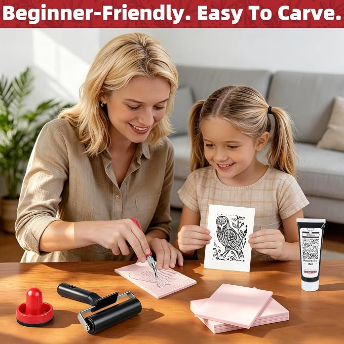 Linocut Kit for Printmaking - Image 5