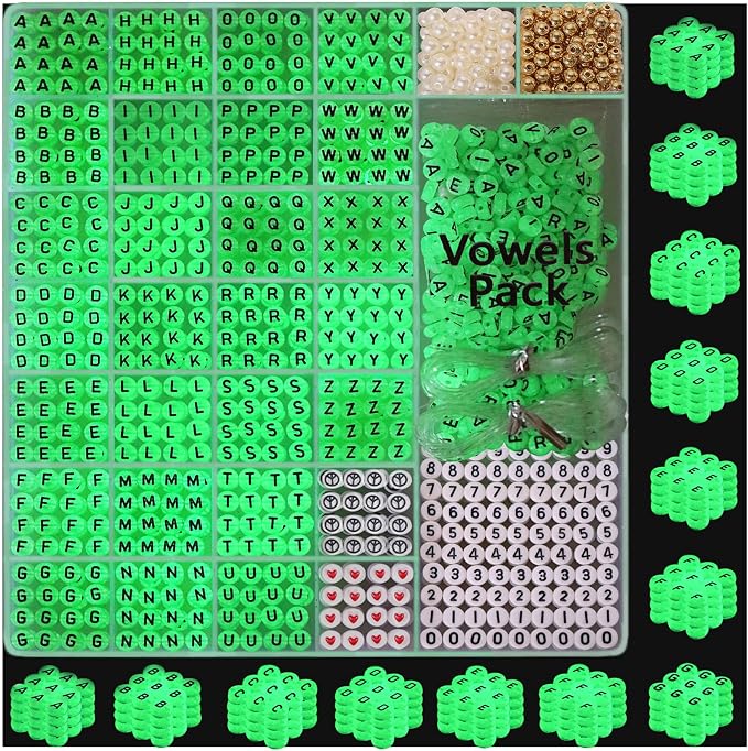 DoDoBeads Letter Beads for Bracelets by DoDoBeads
