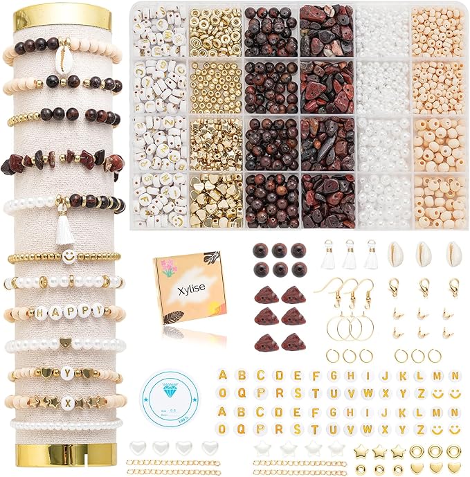 Xylise Jewelry Making Supplies Kit Natural Stone Beads by Unknown