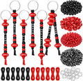 Landical 564 Pcs Football Keychain Making Kit DIY Football Bead Key Chain Craft by Landical