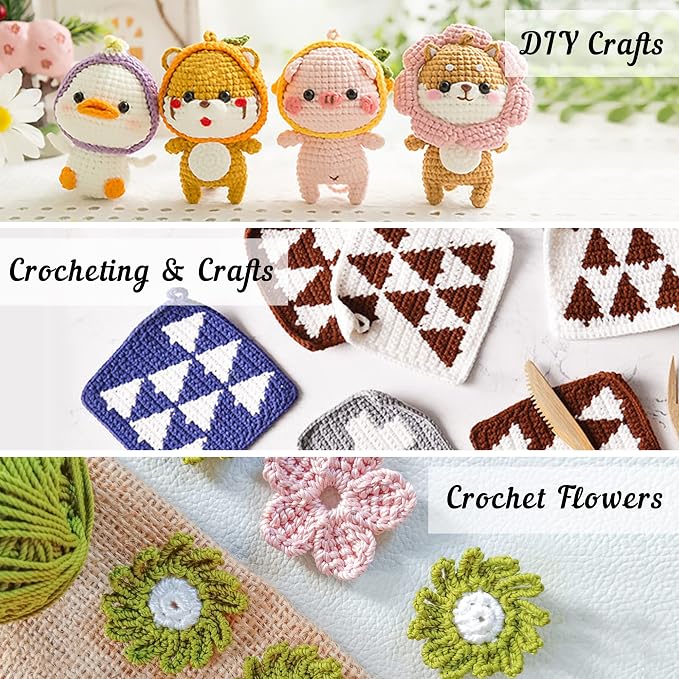 INSCRAFT 113 Piece Crochet Kit - Image 8