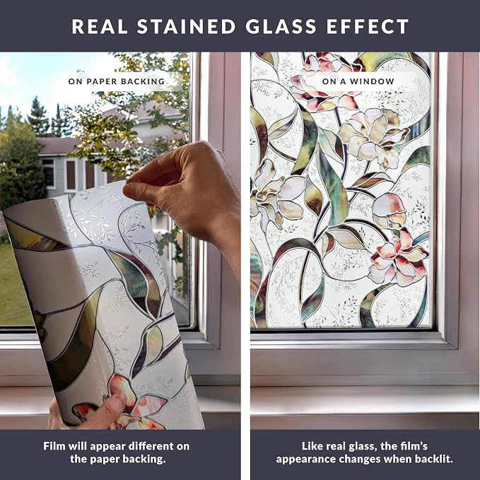 Begonia Window Privacy Film by Artscape - Image 5