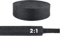 3/4" - 18 feet High Temp Heat Shrink Wire Loom, 2 to 1 Ratio Braided Heat Shrinkable Fabric Wire Management Sheath Sleeving