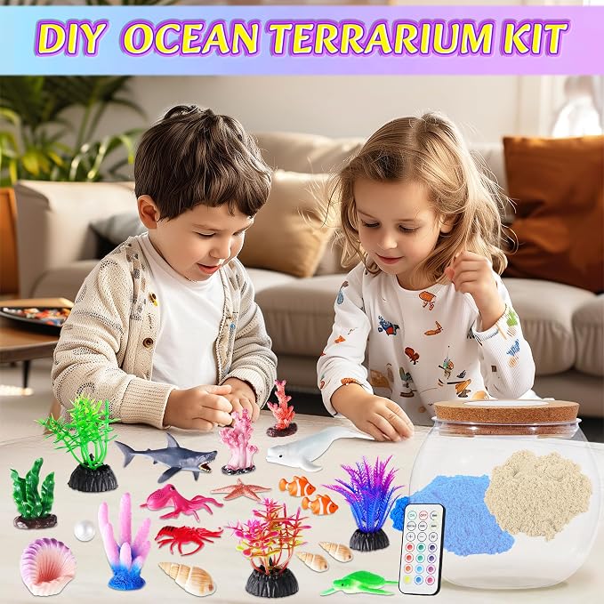 Gifmore Ocean Light Up Terrarium Kit - Image 3