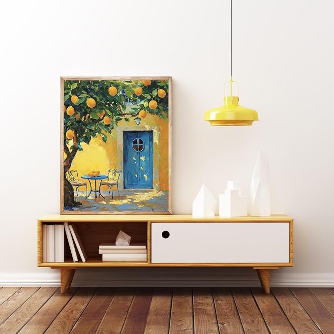 5DDIYART Lemon Fruit Paint by Numbers - Image 2
