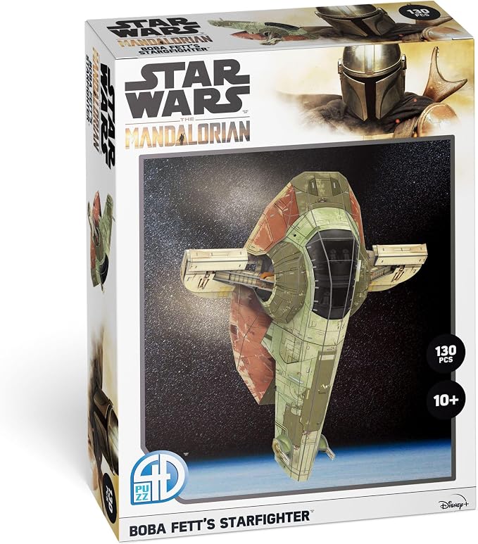 4D Puzzle – Star Wars: The Mandalorian: Boba Fett’s Starfighter – 130 Paper by 4DCityscape