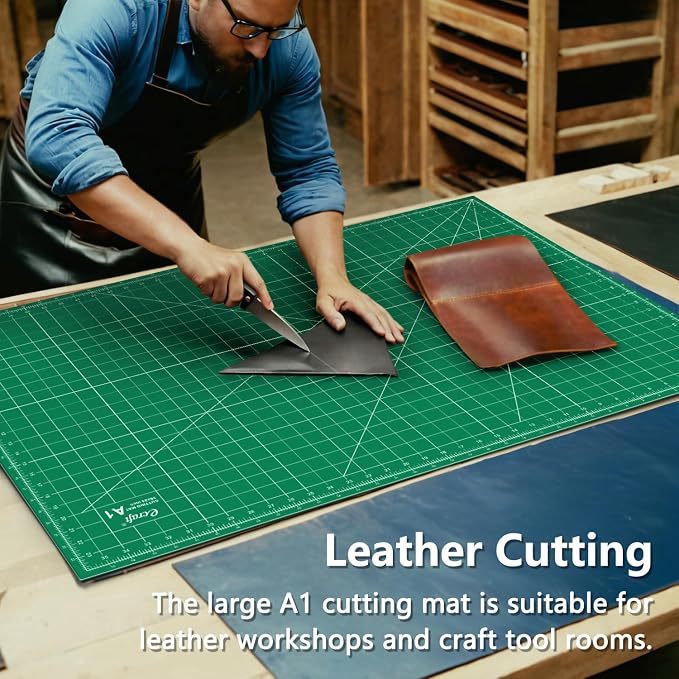 Ecraft 2-Pack 24"x36" Self-Healing Sewing Mat: Large Double-Sided Green 5-Ply - Image 7