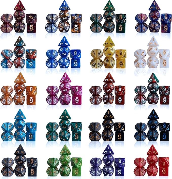 CiaraQ 182pcs Polyhedral Dice Set - Image 2