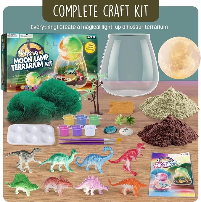 LAOESE Dinosaur Terrarium Kit for Kids - Image 5