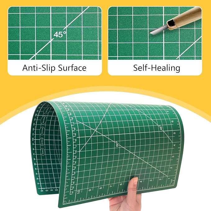 10 Pack Self Healing Cutting Mat Bulk 12"x18" Rotary Cutting Sewing Mats A3 | - Image 5