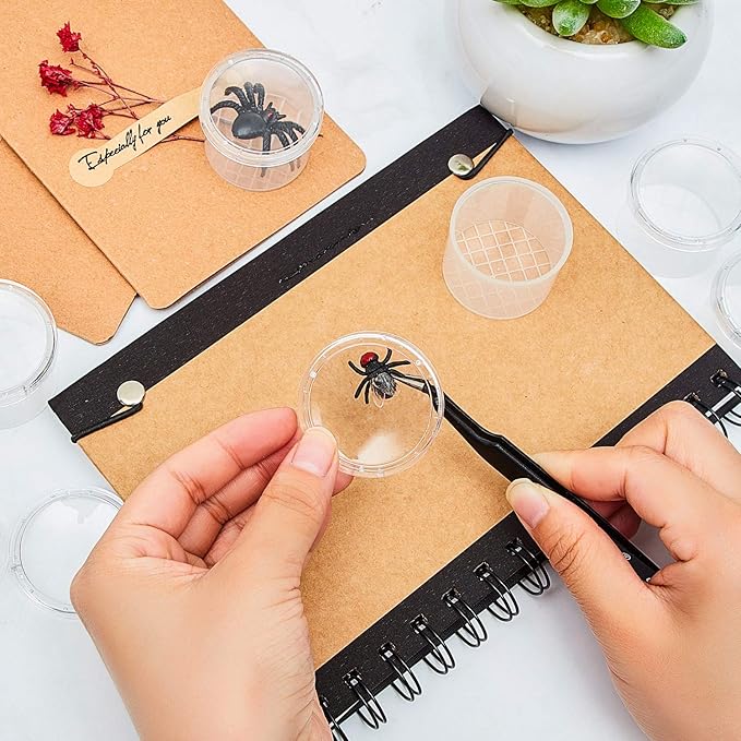Thyle 60 Pieces Bug Viewer Bug Cage Catcher Magnifying Insect Box Bug Magnifier - Image 5