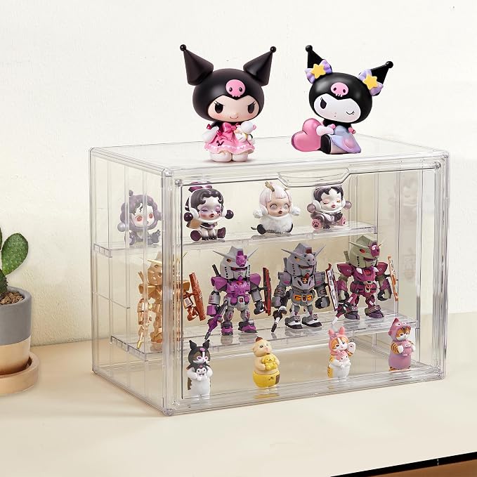 Clear Acrylic Display Case Upgrade 4 Tier Figure Display Cases - Image 7