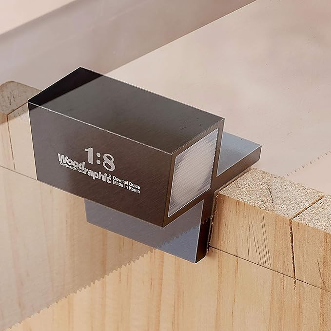 Complete Dovetail Guide Set – 1:6 & 1:8 & 45°/90° Magnetic Layout Tool for Precision Woodworking, Joinery, Cabinetmaking – CNC Aluminum Hand Saw Marker Kit