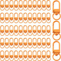KJML DIY Keychain clip 60pcs Swivel Snap Lobster Claw Keychain Clasps Lanyard by KJMLDIY