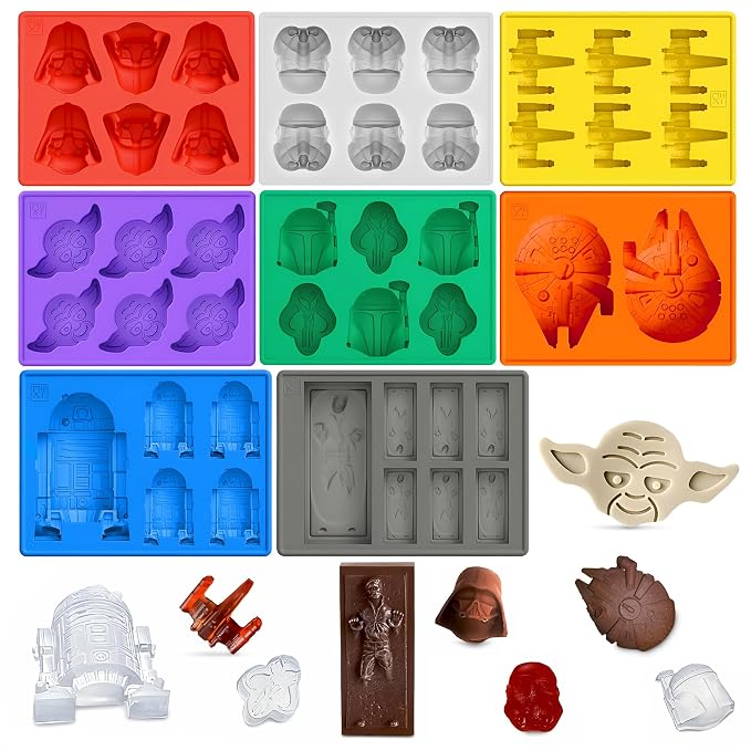 8-Piece Sci-Fi Silicone Molds Set by VibrantKitchen