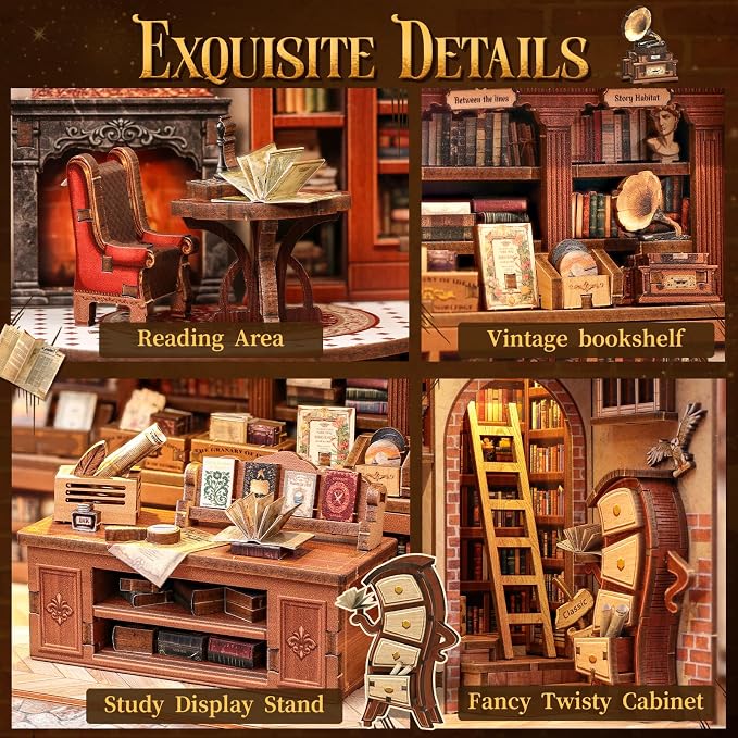 CUTEBEE Book Nook Kit - Image 6