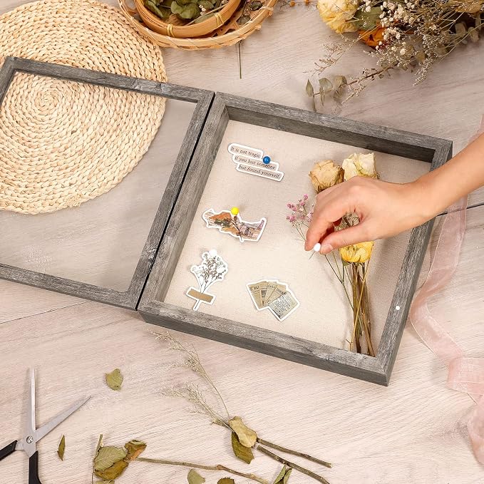 11x11 Shadow Box Frame with Linen Back - Image 5