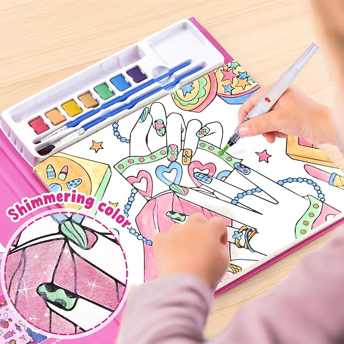 JoyCat Paint with Water Coloring Books - Image 8