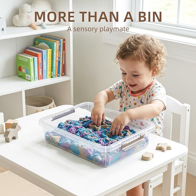 Citylife 6 PCS Clear Plastic Container Clip Box - Image 9